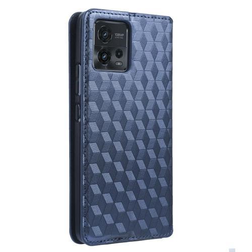 Étui Pour Motorola Moto G72 Cuir Pu Motif 3d Titulaire De Fentes Po... on Productcaster.