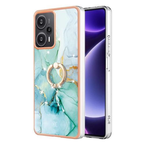 Étui Pour Xiaomi Poco F5 5g Protection Pare-Chocs Anneau Rotatif À ... on Productcaster.