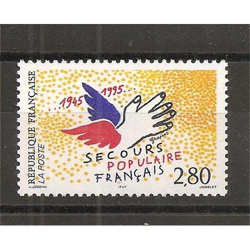 2947 (1995) Secours Populaire Français N** (Cote 1,25e) (0951) on Productcaster.