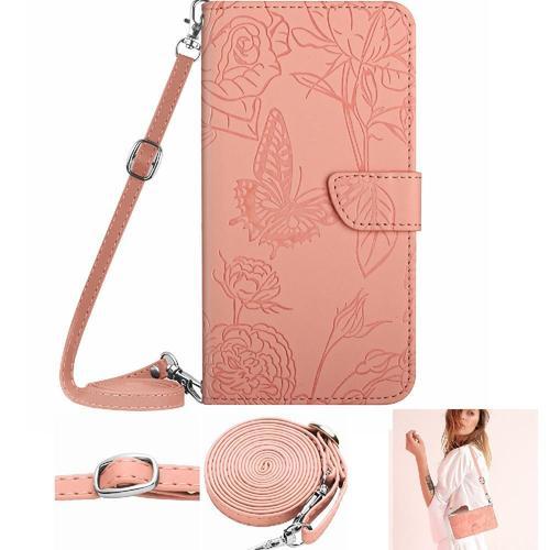 Étui Pour De Téléphone Xiaomi Redmi 10c Papillons Et Fleurs Cuir Pu... on Productcaster.