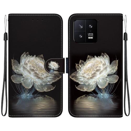 Étui Pour Xiaomi 13 5g Fentes Pour Cartes Fleur Papillon Peinte Fer... on Productcaster.