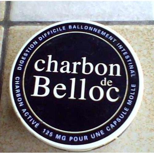 Petite Boite Vide En Métal - Charbon De Belloc - Noire Et Blanche... on Productcaster.