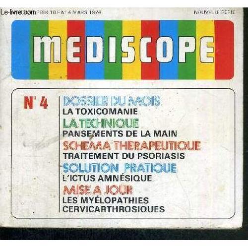 Mediscope - N°4 - Mars 1974 - Nouvelle Série/ Dossier Du Mois : La ... on Productcaster.