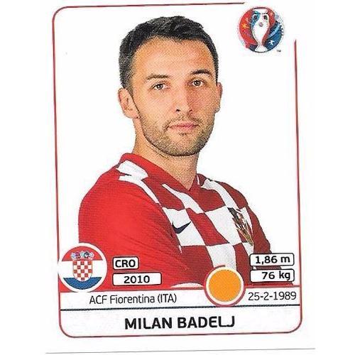 Vignette Panini Euro 2016 N°447 : Milan Badelj on Productcaster.