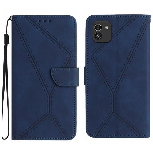 Étui Pour Coque De Téléphone Samsung Galaxy A03 Portefeuille En Cui... on Productcaster.