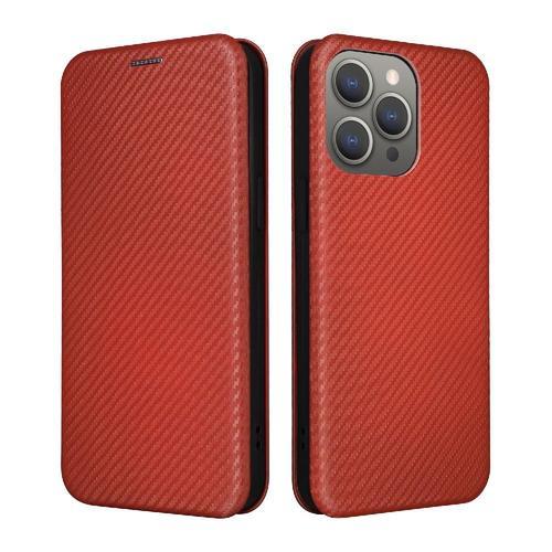 Étui Pour Iphone 15 Pro Coque En Cuir Folio Flip Avec Porte-Cartes ... on Productcaster.