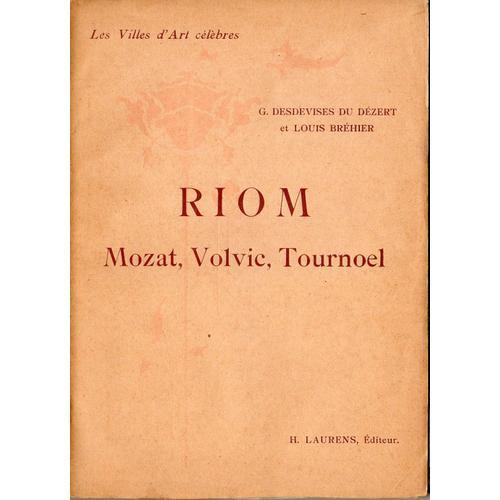 Riom / Mozat,Volvic,Tournel. Les Villes D'art Célèbres on Productcaster.