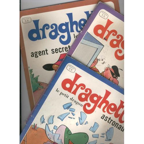 Lot De 3 Albums "Draghetto, Le Petit Dragon" on Productcaster.