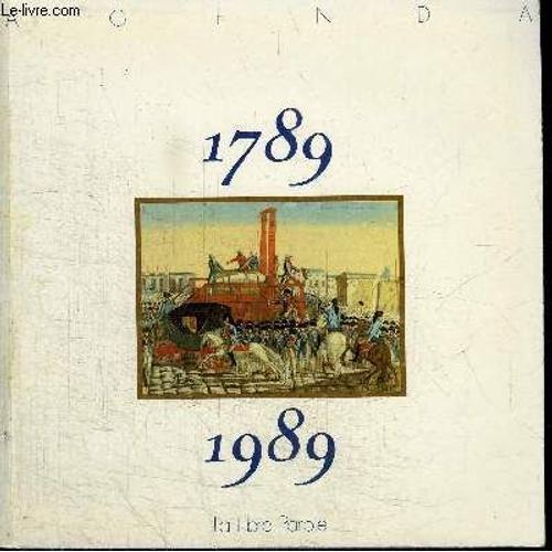 Agenda Contre-Revolutionnaire 1789 -1989 - on Productcaster.