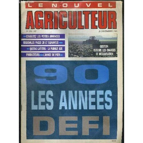 Le Nouvel Agriculteur - N°170 - 29 Decembre 1989 - Céréales Fourrag... on Productcaster.