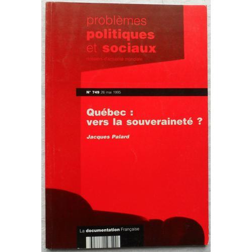 Problèmes Politiques & (Et) Sociaux N° 749 - Québec : Vers La Souve... on Productcaster.