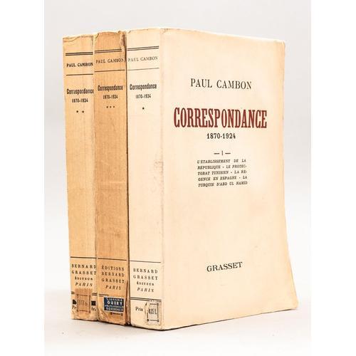 Correspondance 1870-1924 (3 Tomes - Complet) on Productcaster.