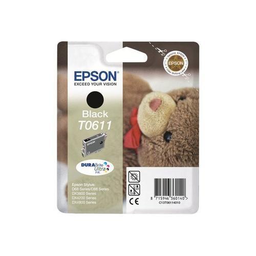 Epson T0611 - 8 ml - noir - originale - blister - cartouche d'encre... on Productcaster.