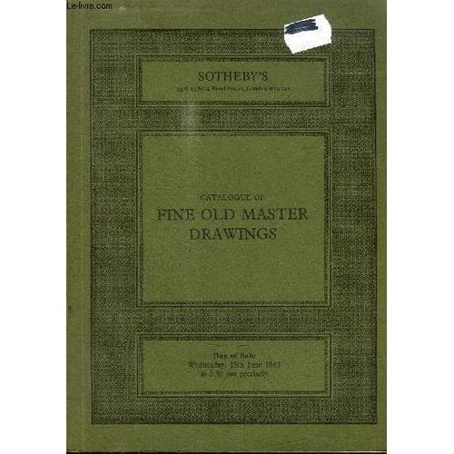 Catalogue De Vente Aux Encheres : Catalogue Of Fine Old Master Draw... on Productcaster.