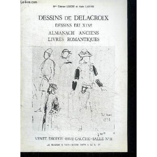 Catalogue De Vente Aux Encheres : Dessins De Delacroix Dessins Du X... on Productcaster.