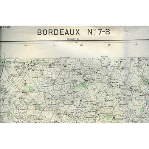 Institut Geographique National 1:25 000 Bordeaux 7-8 on Productcaster.