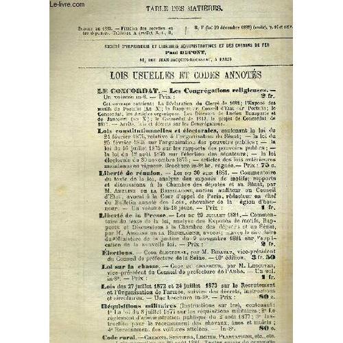 Bulletin Annote Des Lois Et Decrets - Recueil Complet De Legislatio... on Productcaster.