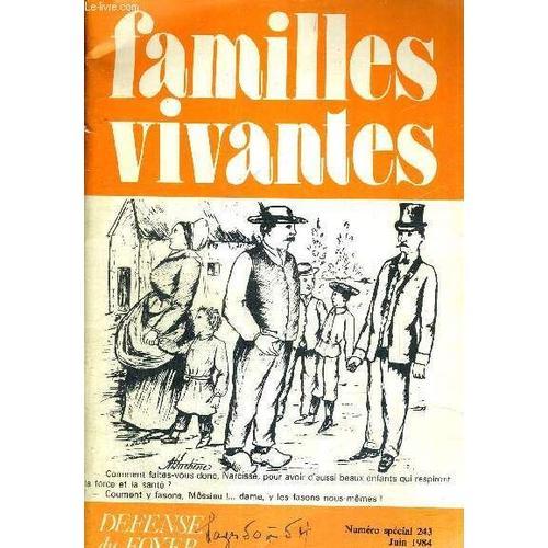 Familles Vivantes - N° Special 243 - Juin 1984 on Productcaster.