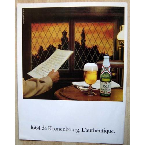 Publicité Papier - Bière 1664 De Kronenbourg De 1982 on Productcaster.