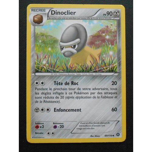 Pokémon - 69/114 - Dinoclier - Xy - Offensive Vapeur - Peu Commune on Productcaster.