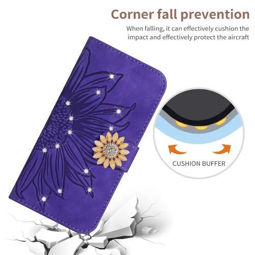 Étui Pour Étui De Téléphone Iphone 13 Couverture En Cuir Pu Titulai... on Productcaster.