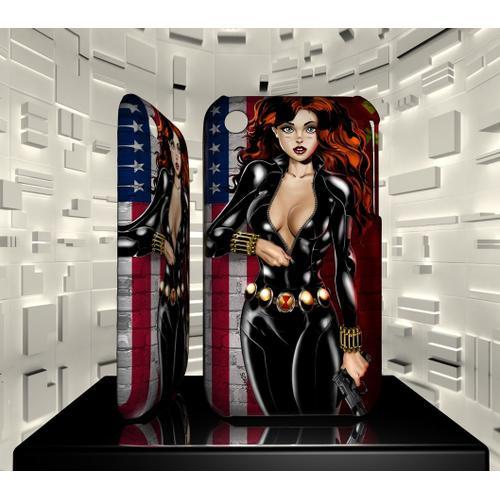 Coque Iphone 3g 3gs La Veuve Noire Black Widow Avengers Comics 02 on Productcaster.