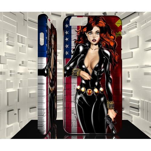 Coque Iphone 6 6s La Veuve Noire Black Widow Avengers Comics 02 on Productcaster.