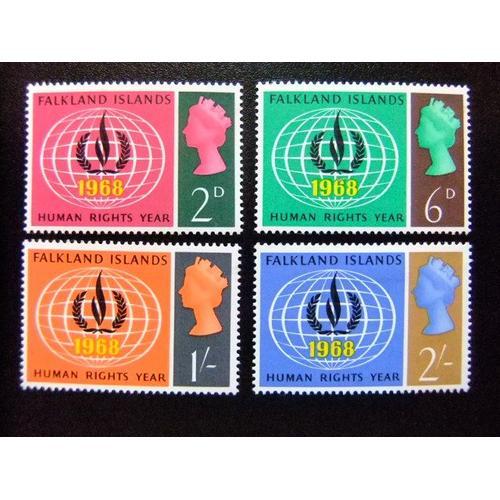 Malvinas Falkland Islands 1968 Human Richts Year Yvert N o 156 / 59... on Productcaster.