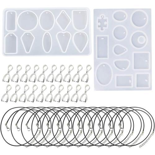 Moules Silicone Resine 22 Cavité Silicone Moules Moulle Bijoux Resi... on Productcaster.