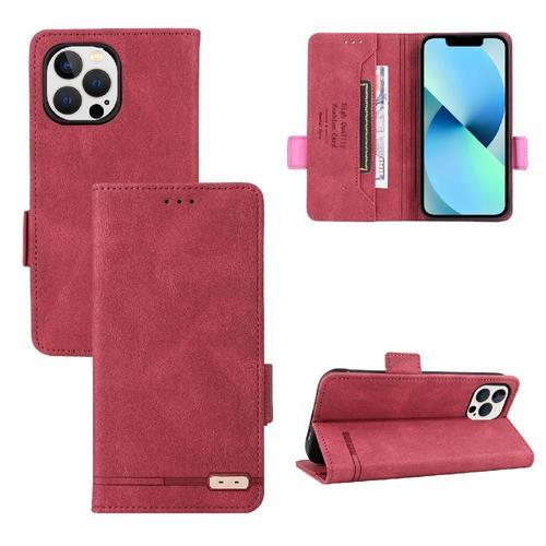 Étui Pour Iphone 14 Pro Avec Porte-Cartes Kickstand Coque En Cuir F... on Productcaster.