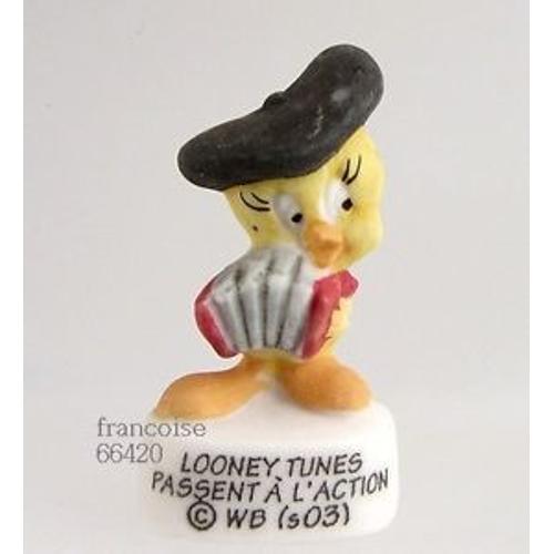 Fève Titi Accordéoniste Avec Beret - Looney Tunes on Productcaster.