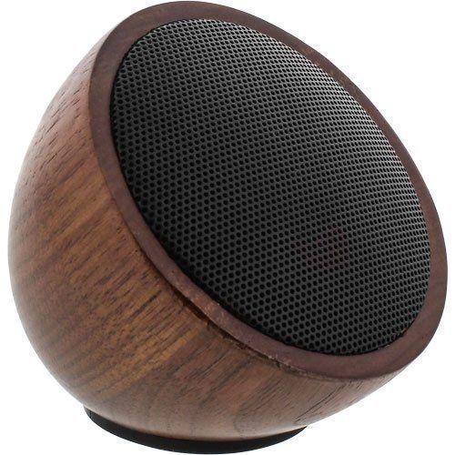 InLine wOODWOOM mini haut-parleur bluetooth 52 mm en bois de noyer on Productcaster.