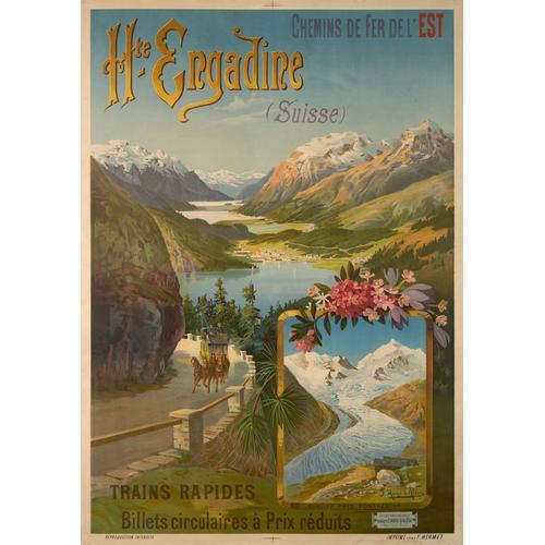 Affiche Haute Engadine Suisse on Productcaster.