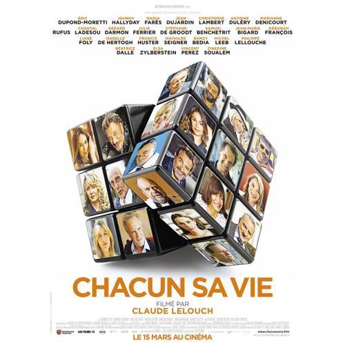 Chacun Sa Vie - Véritable Affiche De Cinéma Pliée- Format 120x160 C... on Productcaster.