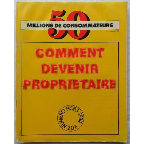 50 Millions De Consommateurs - Hors-Série - 4è Trimestre 1979. on Productcaster.