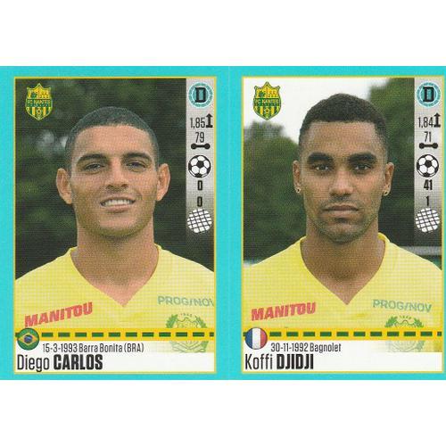 N°610 / N°611 - Nantes - Diego Carlos / Koffi Djidji - Stickers Ima... on Productcaster.