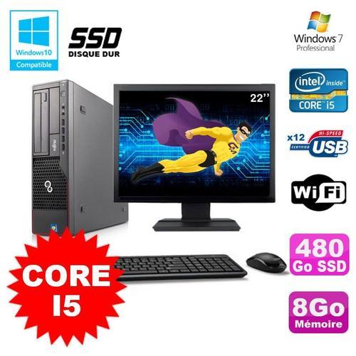 Lot PC Fujitsu Esprimo E700 E90+ SFF i5 3.1GHz 8Go 480Go SSD Graveu... on Productcaster.