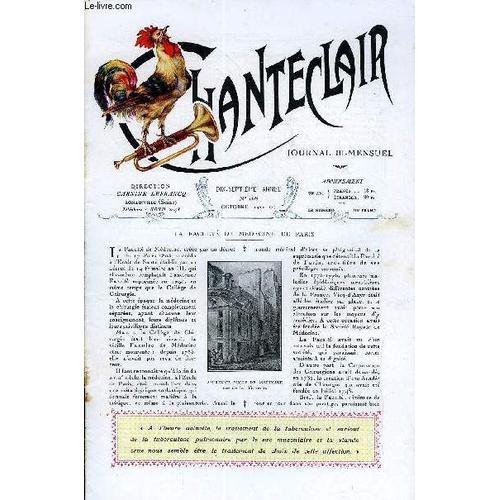 Chanteclair N° 168 - La Faculte De Medecine De Paris, Une Querelle ... on Productcaster.