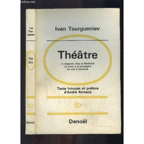 Theatre- Le Dejeuner Chez Le Marechal- Un Mois A La Campagne- Un So... on Productcaster.