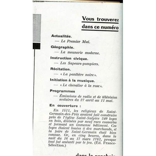 Documents Pour La Classe - N°113 - 29 Mars 1962 / Le Premier Mai / ... on Productcaster.