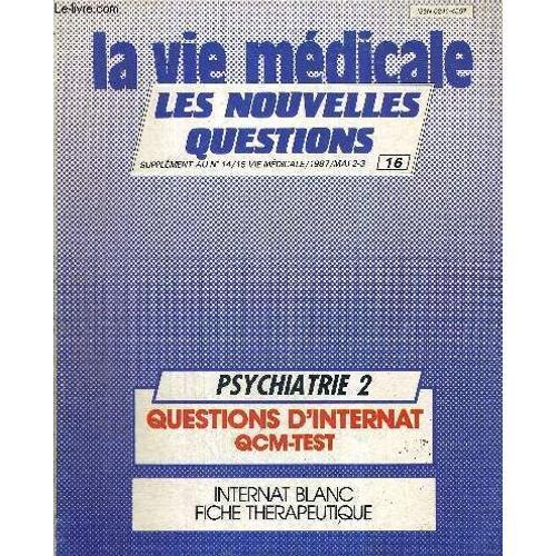 La Vie Medicale - Les Nouvelles Questions - Supp.Au N)14/15 - Mai 1... on Productcaster.