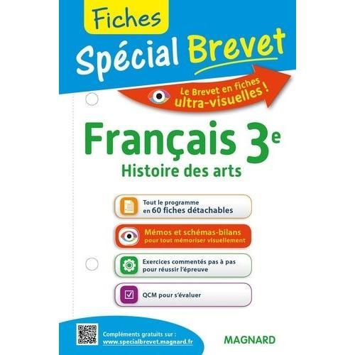 Français, Histoire Des Arts 3e - Fiches Spécial Brevet on Productcaster.