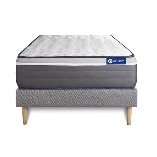 Ensemble Matelas Actiflex Plus 120x190 Ressorts Ensaches+Memoire De... on Productcaster.