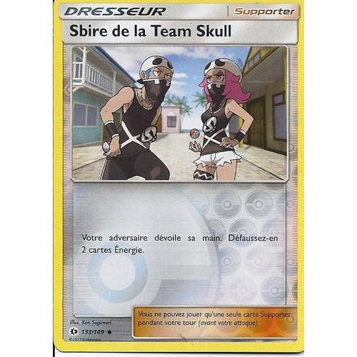 Carte Holo Reverse "Sbire De La Team Skull " 133/149 - Soleil Et Lune on Productcaster.