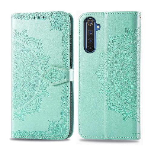 Étui Pour Realme 6 Motif Exquis Étui En Cuir Couverture Rabotant An... on Productcaster.