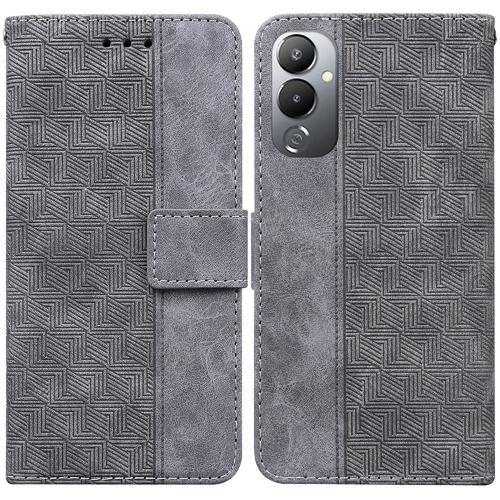 Étui Pour Tecno Pova 4 Flip Folio Géométrique En Relief Portefeuill... on Productcaster.