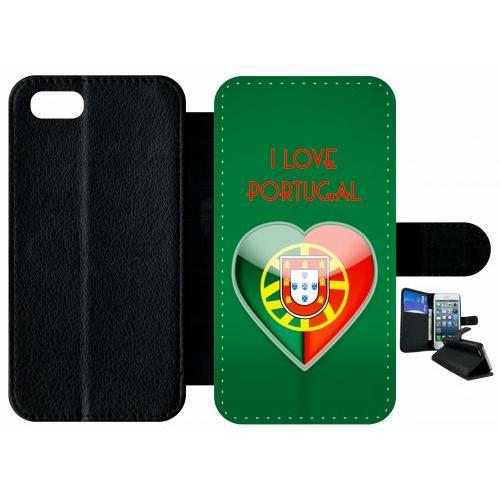 Etui A Rabat - Coeur Love Portugal - Compatible Avec Apple Iphone 7... on Productcaster.