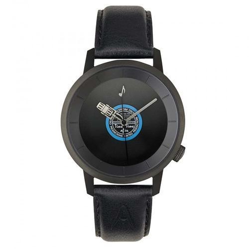 Montre 38 Akteo Microsillon Pvd Noir Collection Art Musique on Productcaster.