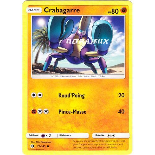 Pokémon - 72/149 - Sl1 - Soleil Et Lune - Crabagarre - Commune on Productcaster.