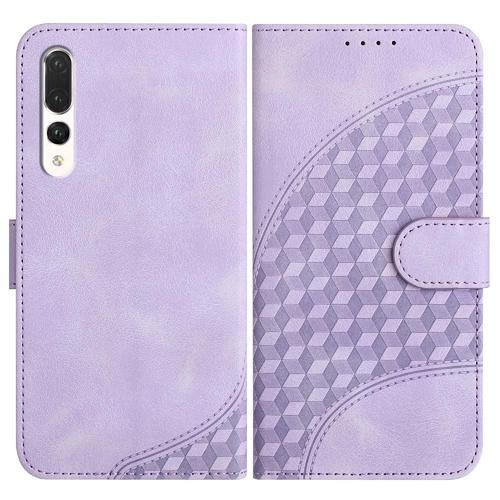 Étui Pour Huawei P20 Pro Motif Géométrique Couverture En Cuir Pu Ét... on Productcaster.